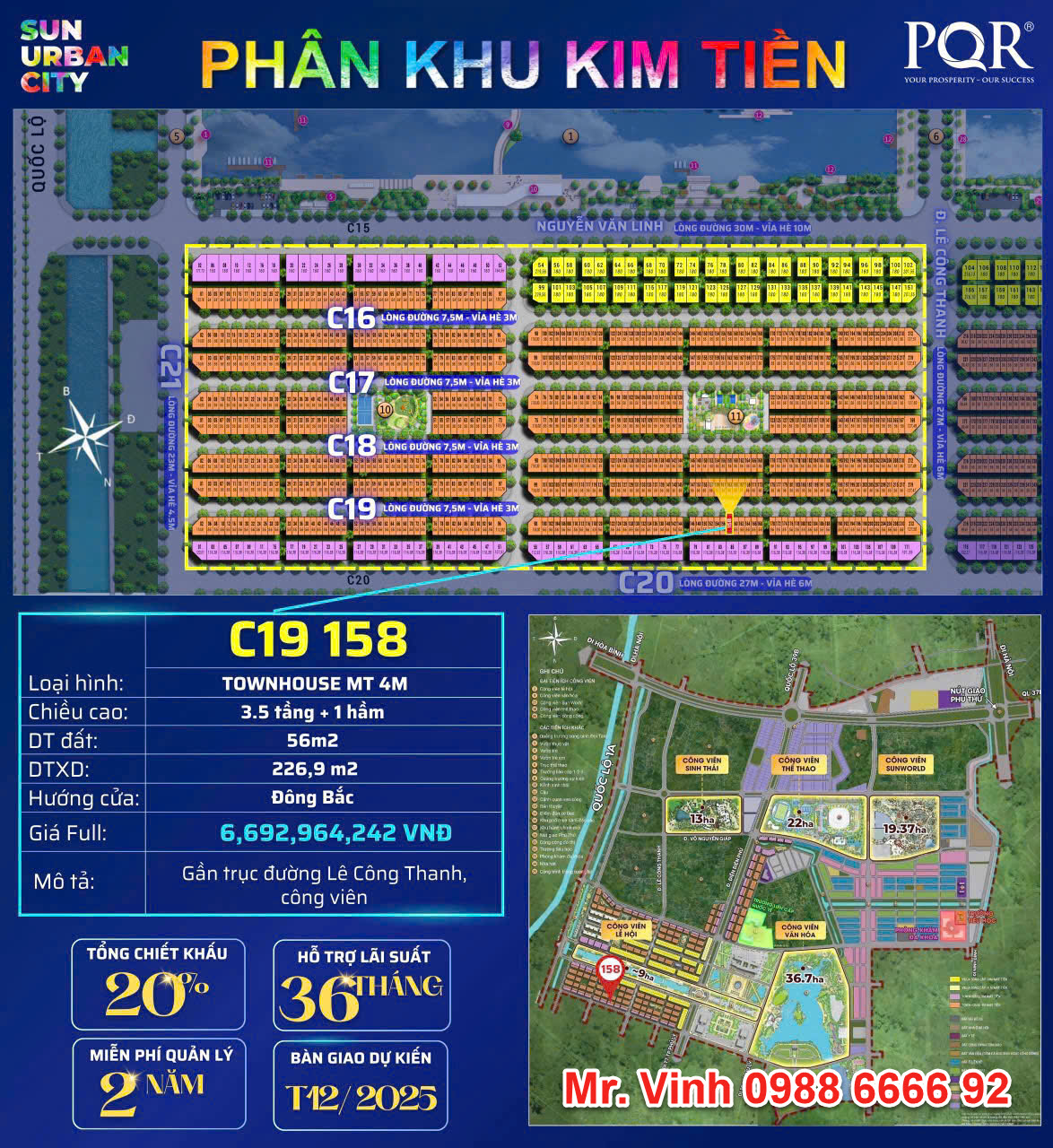 Nhà phố Townhouse Kim Tiền giá thanh toán sớm từ 5.3 tỷ đồng
