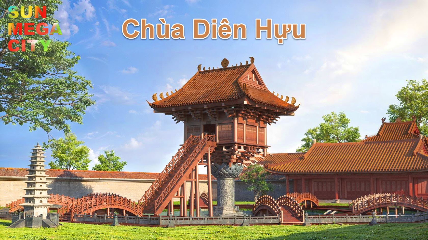 Các công trình kiến trúc biểu tượng thời Lý-Trần sẽ được phỏng dựng tỉ mỉ