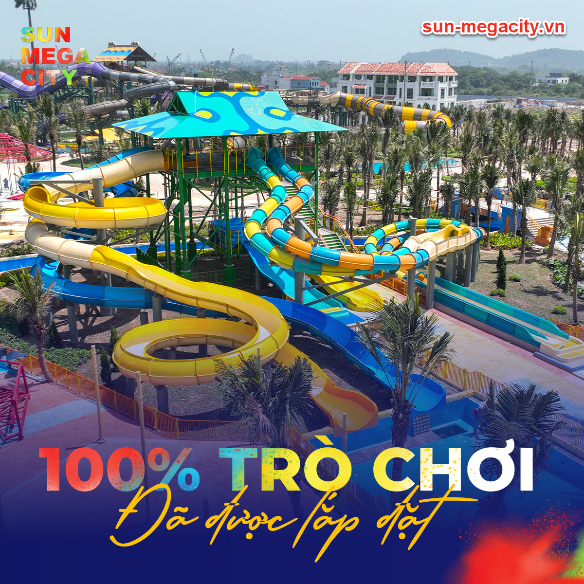 Phối cảnh cổng vào Sun World Hà Nam