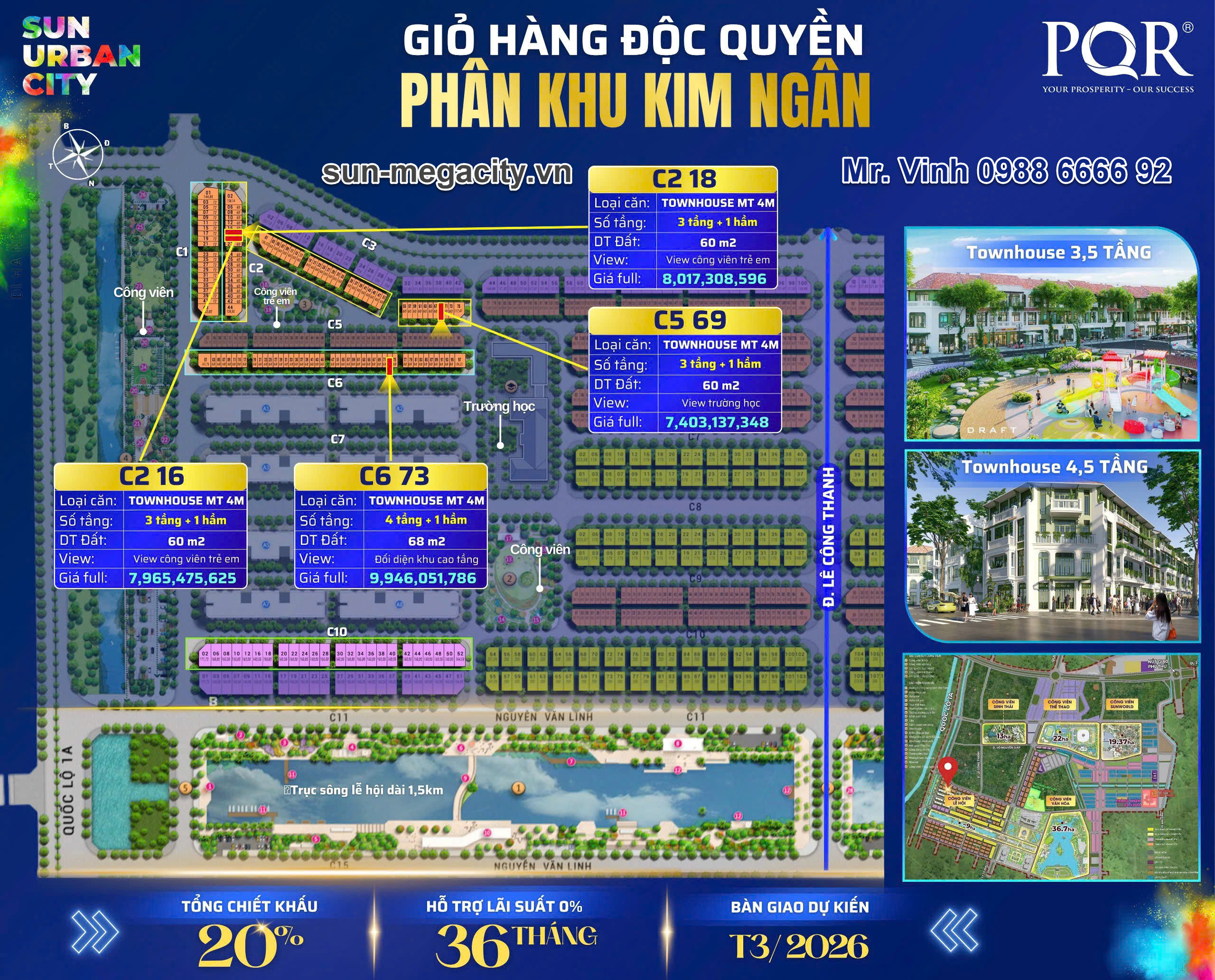Nhà phố Kim Ngân 1 Sun Urban City đang mở bán T4/2025