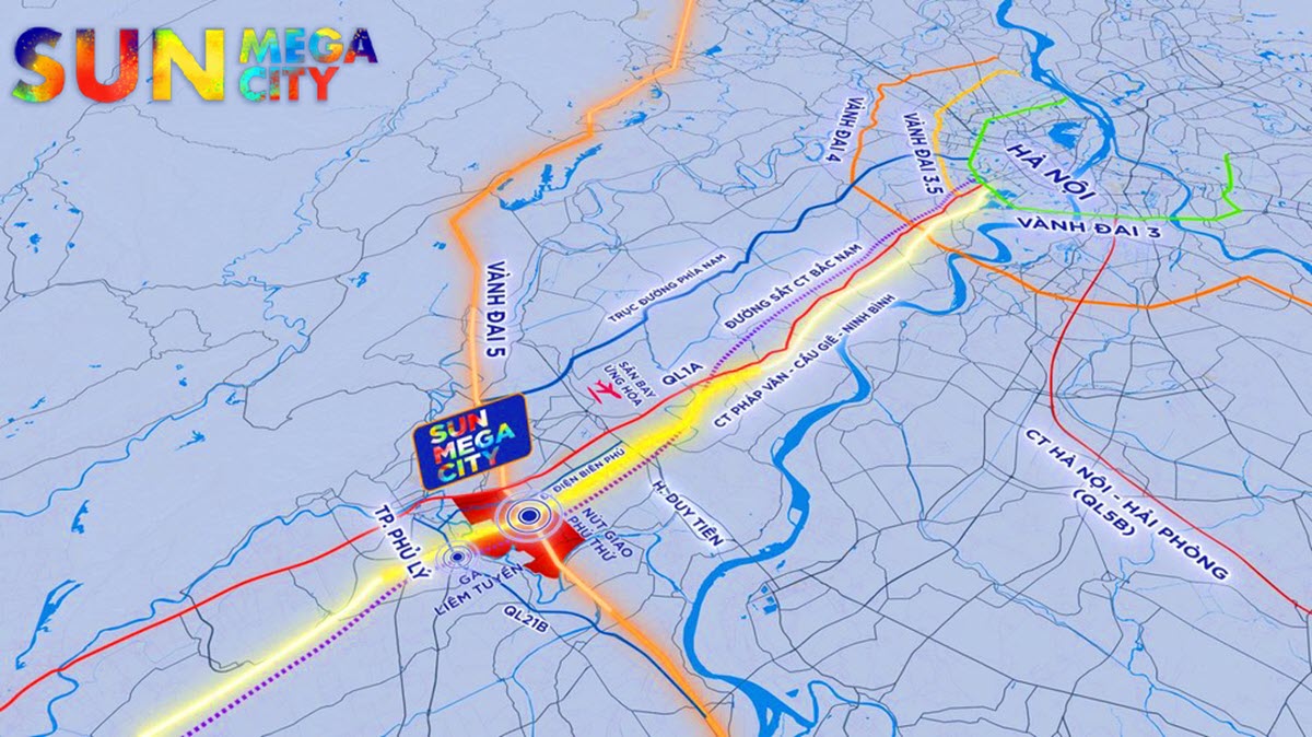 Sun Mega City sở hữu tọa độ chiến lược