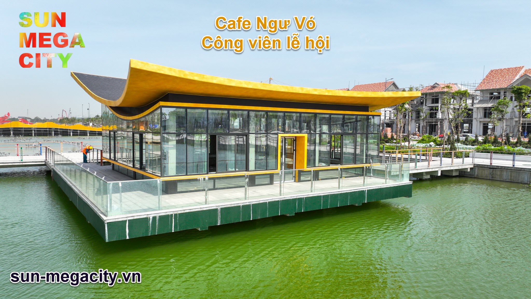 Café Ngư Vó đã sơn xong màu