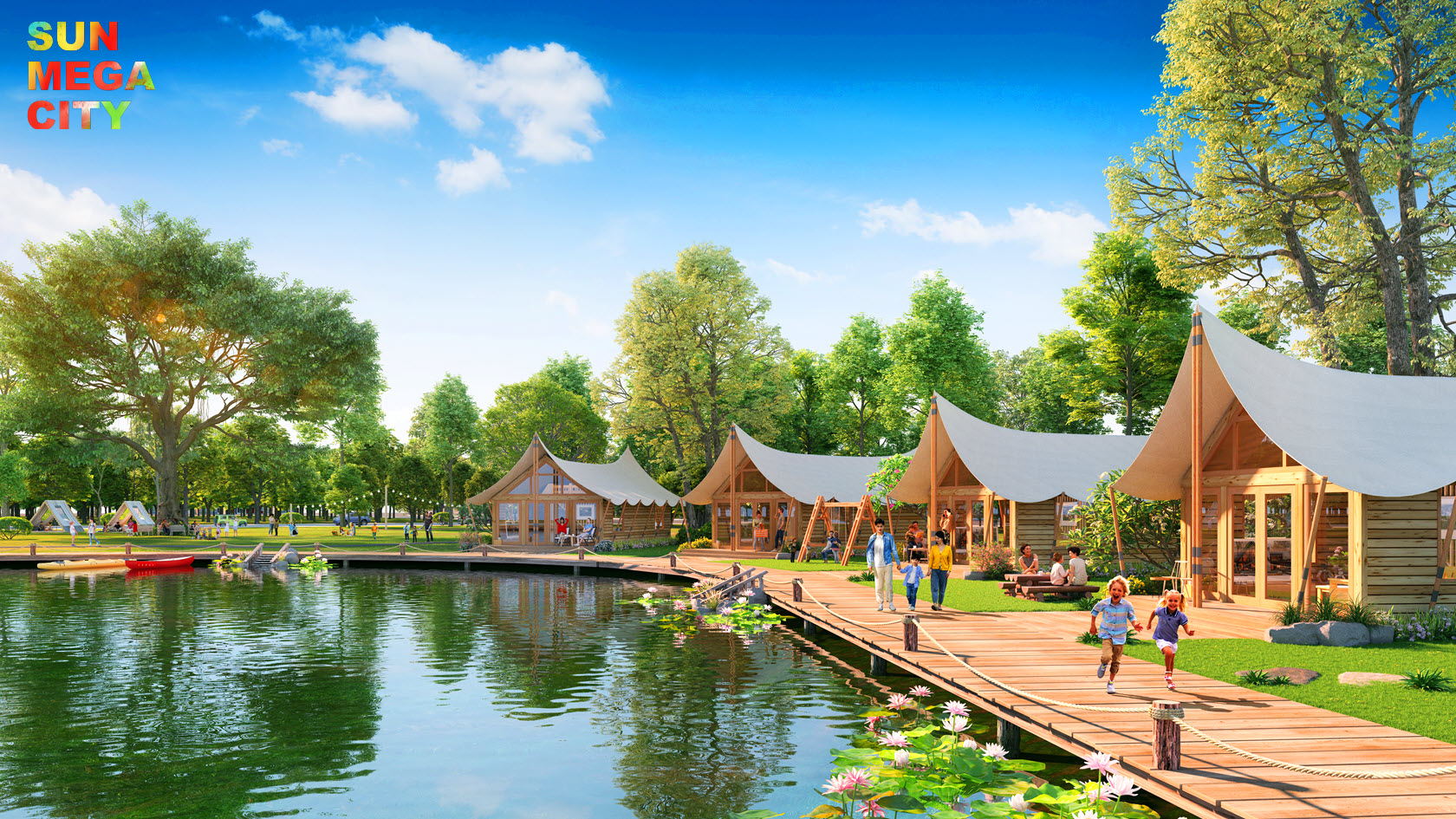 Phối cảnh Công viên sinh thái Sun Urban City