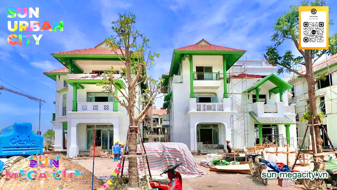 H&igrave;nh ảnh thực tế biệt thự Sun Urban City T5/2025