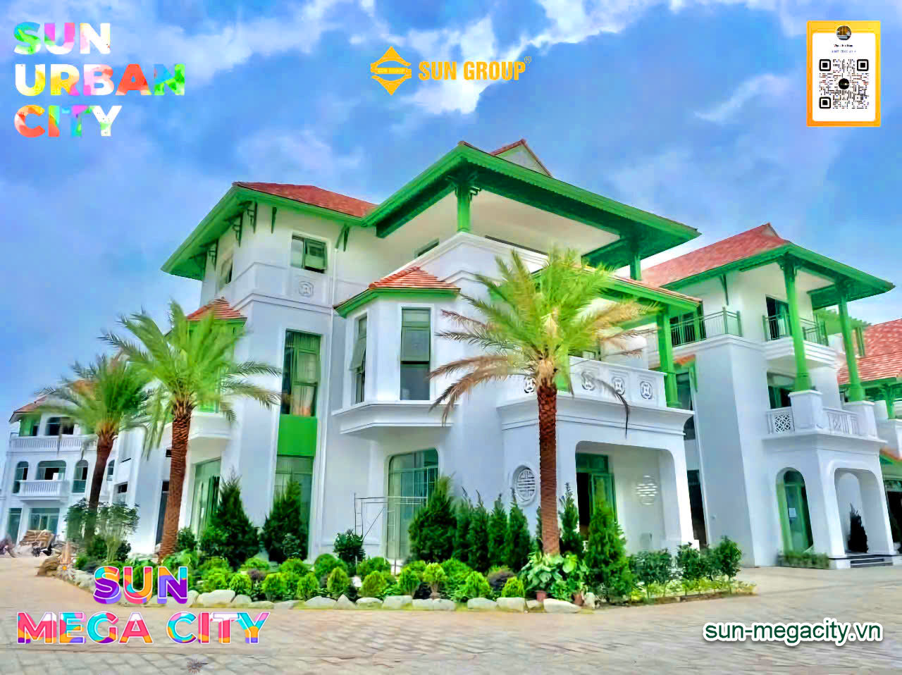 Biệt thự mẫu Sun Urban City (Căn g&oacute;c)