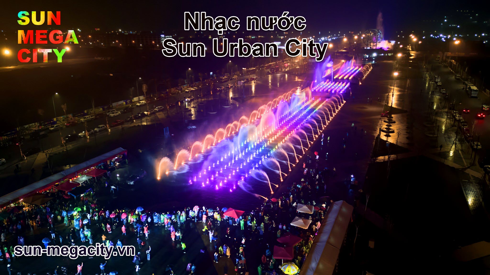 Show nhạc nước đẳng cấp tại Sun Urban City