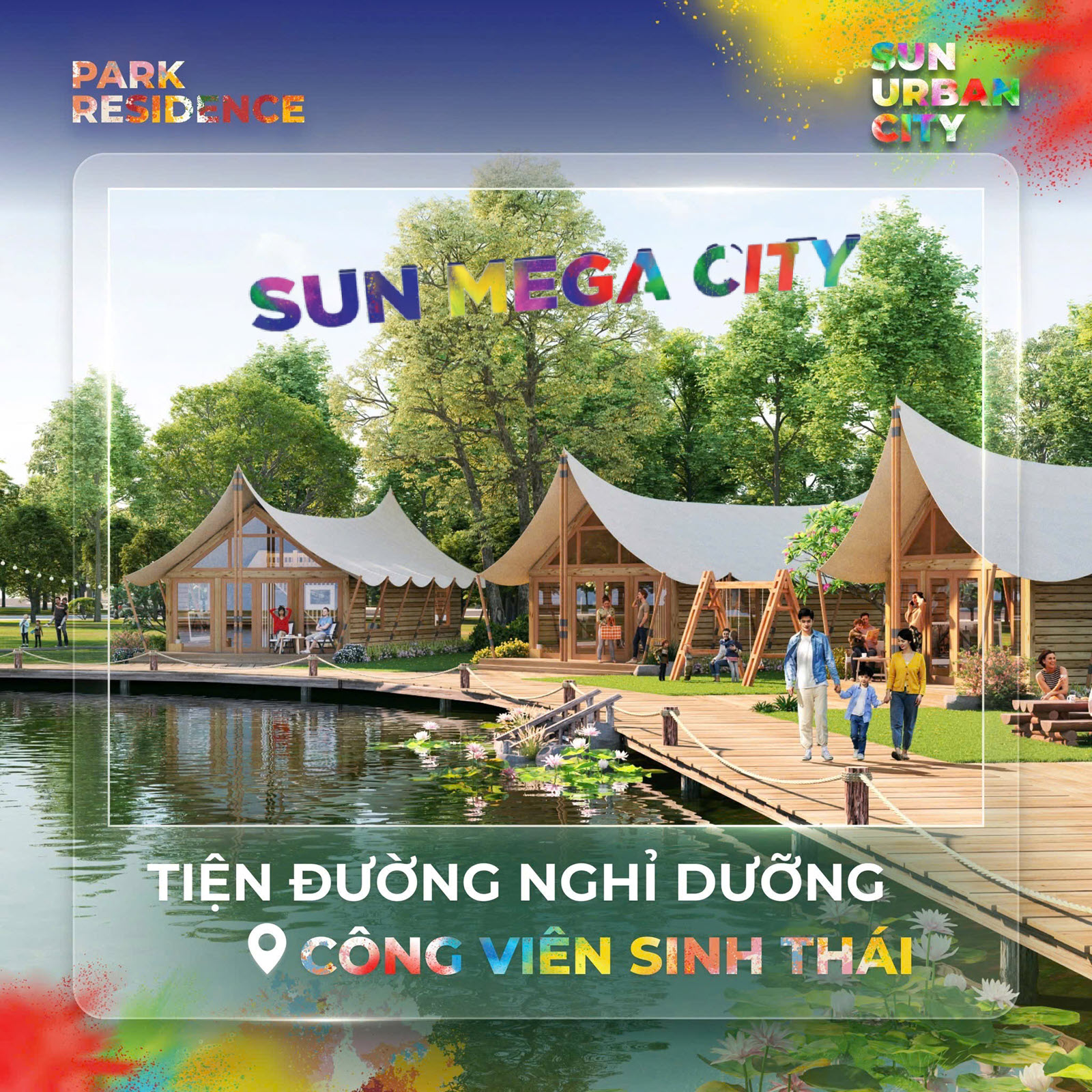 Thiên đường nghỉ dưỡng tại công viên sinh thái