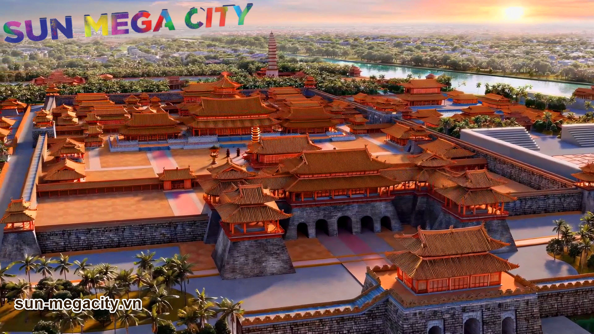 Biểu tượng như Cửa Đại Hưng (cổng chính vào Hoàng Thành)
