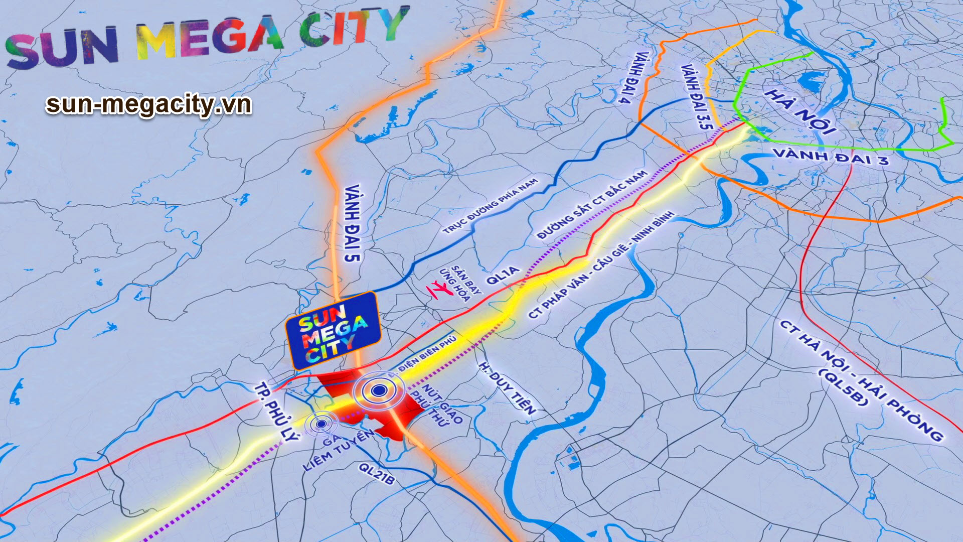 Vị trí dự án Sun Mega City
